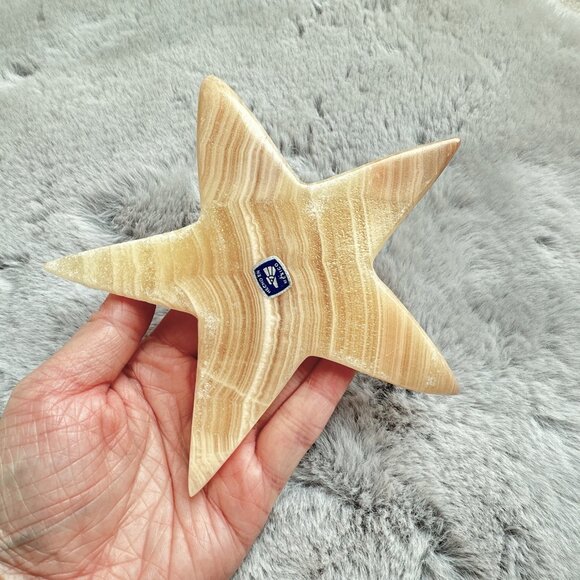 New Beautiful Onyx Starfish Carving - Picture 3 of 3